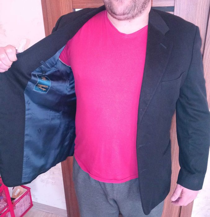 Marynarka DORMEUIL Prestige Man Jacket Blazer. Rozm.52. 100% kaszmir.