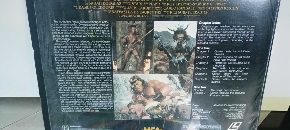 Laserdisc -Conan Theo Destroyer-Ntsc