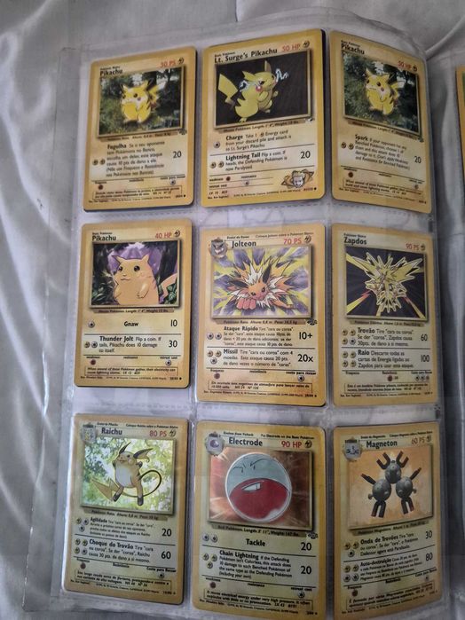 Cartas pokemon 1999-2002