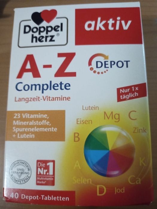 Харчові добавкиі Вітаміни Doppel herz A-Z Complete aktiv