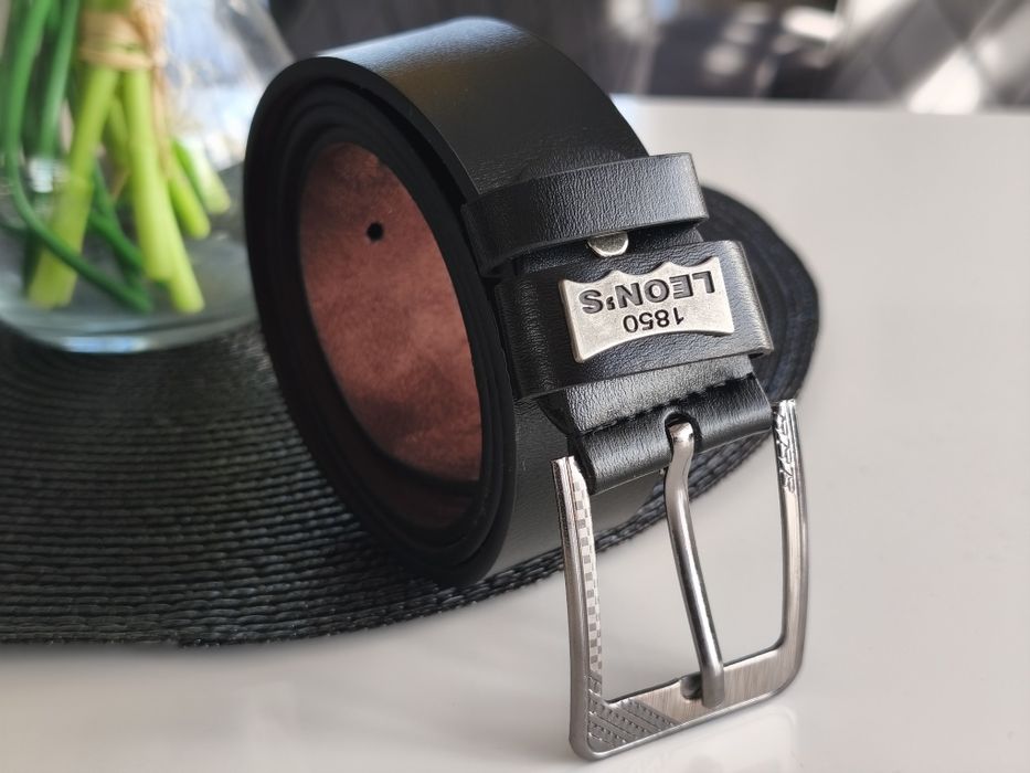 Nowy męski pasek skórzany