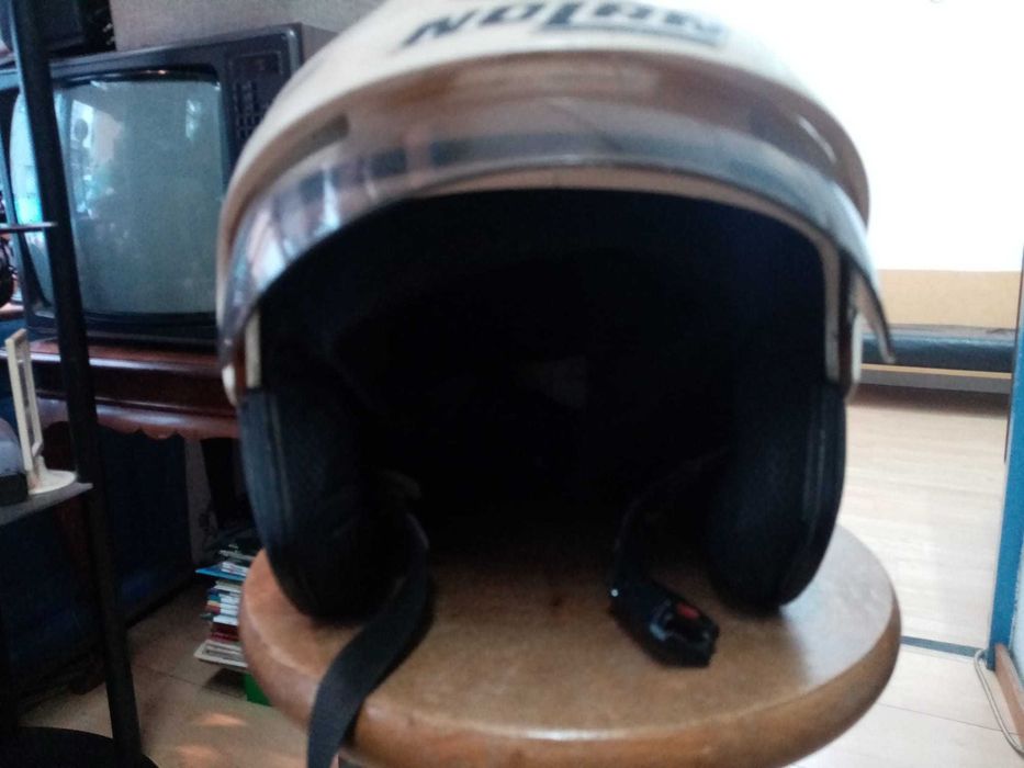 Capacete aberto com viseira Nolan