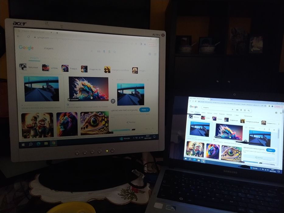 Monitor 19" Acer casa vivenda apartamento escritório gabinete carro.