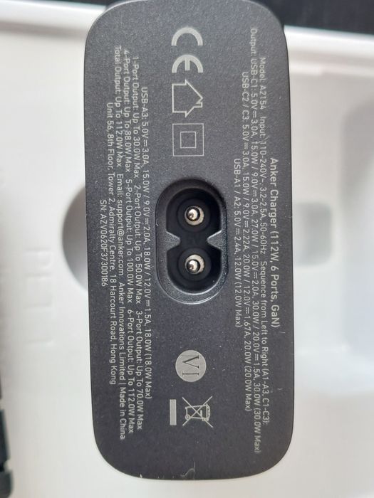 Ladowarka Anker 122 wat. 6 portów usb