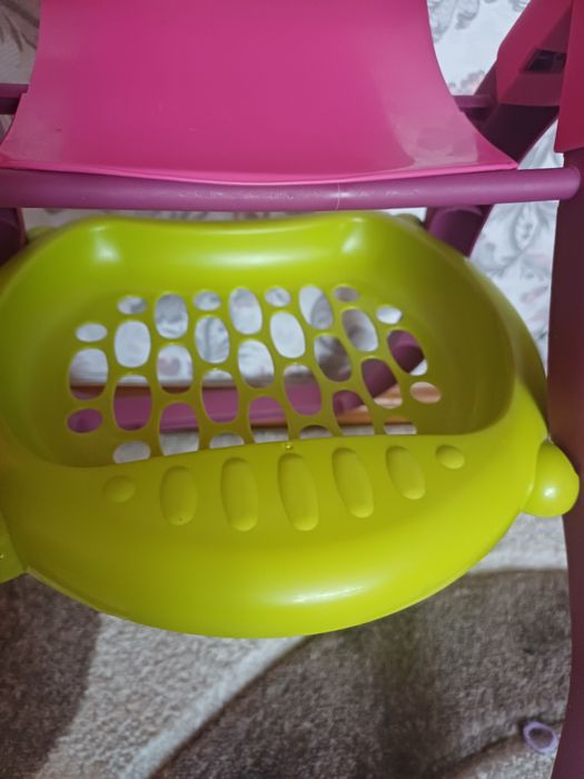 Годувальне крісло для ляльок,  годувальний стільчик, ляльковий стілець