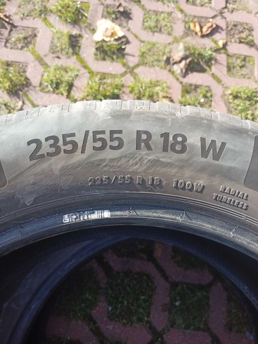 Opony letnie Continental 235/55 R18. Cena za 4 szt