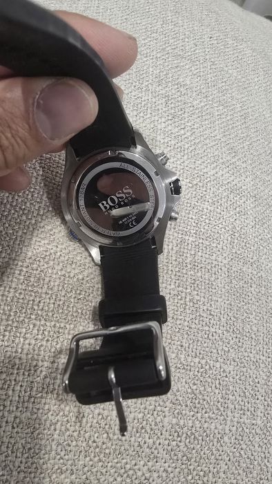 Relógio Hugo Boss Globetrotter Cronógrafo com Mostrador Preto
