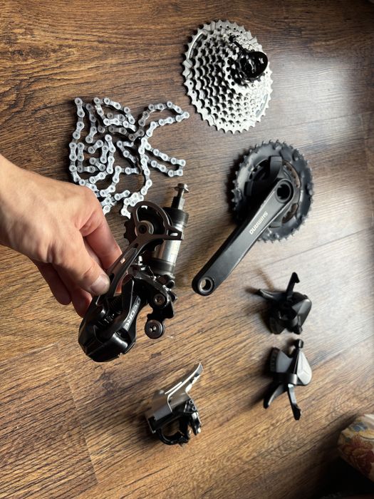 Shimano DEORE grupa napędowa 9x2 MTB