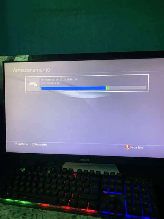 Ps4 1Tb sem comando