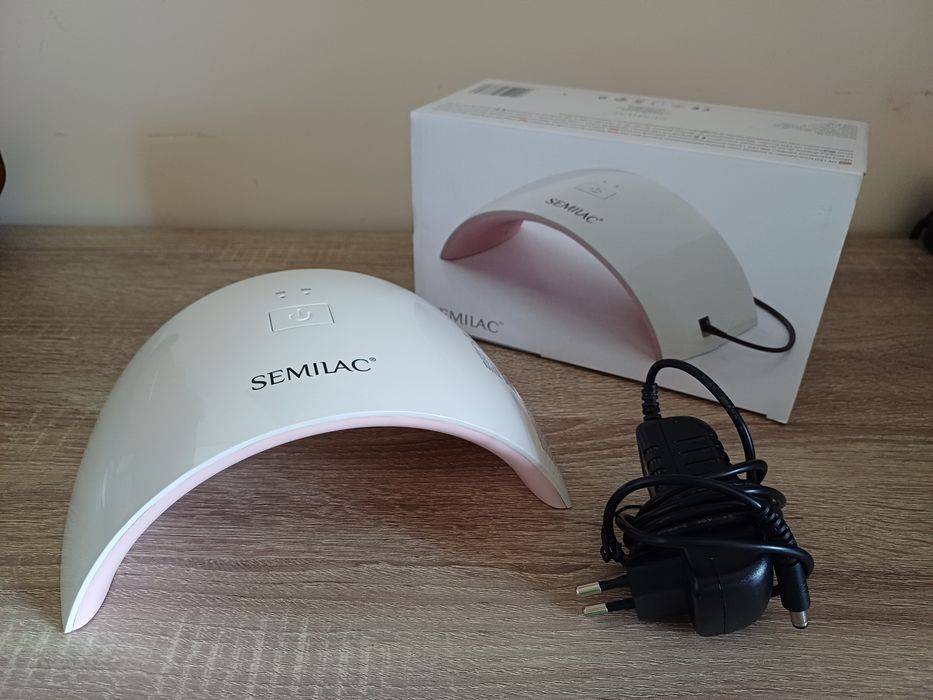 Nowa lampa UV LED Semilac 24W różowa biała