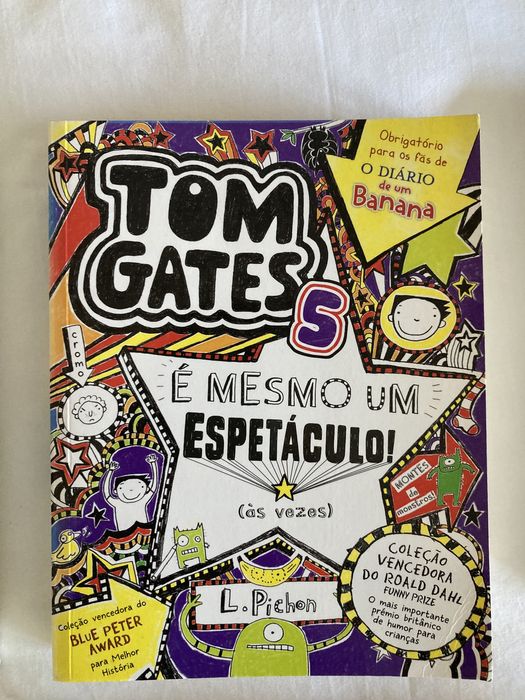 6 Livros NOVOS “Tom Gates”  8-11 anos