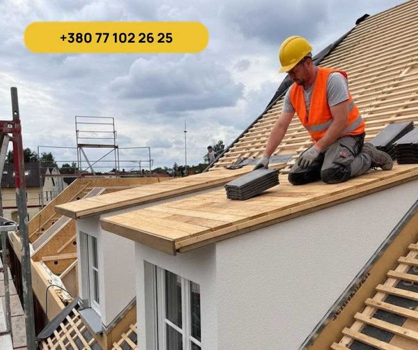 Покрівельники З ДОСВІДОМ. Покрівельні роботи під ключ. Кровля