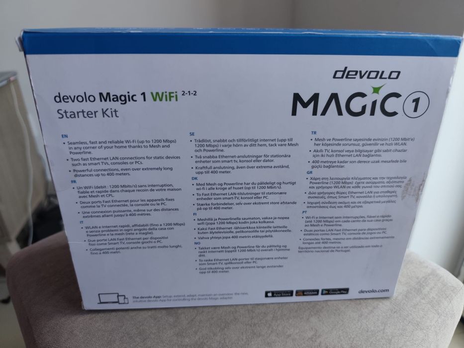 Devolo Magic 1 WiFi Starter Kit (2-1-2) – Como Novo / Excelente Estado
