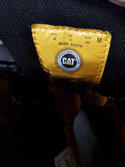 Buty robocze CATERPILLAR rozm 45 wkł 30 cm S3