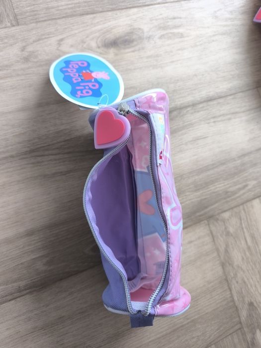 Zestaw dla dzieci Świnka Peppa: plecak, piórnik, torba