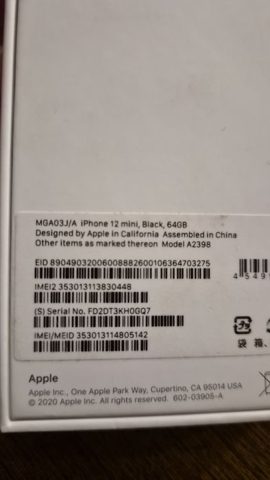 IPhone 12 mini 64gb black idealny