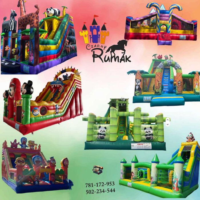 Dmuchaniec Dmuchana zjeżdżalnia wynajem