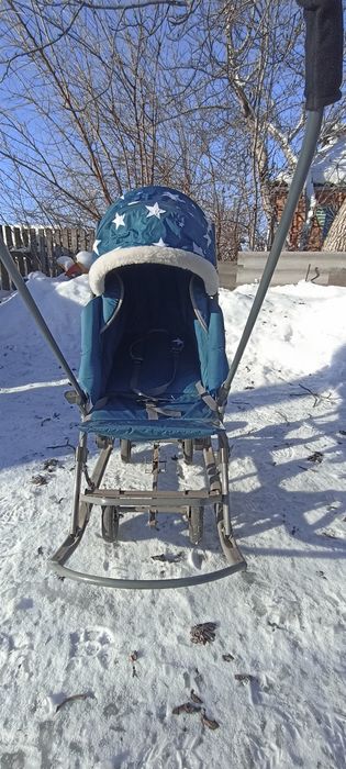Санки - коляска б/в в гарному стані