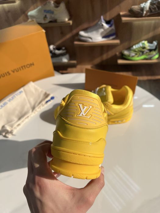 Кросівки Louis Vuitton Trainer Yellow / White LV