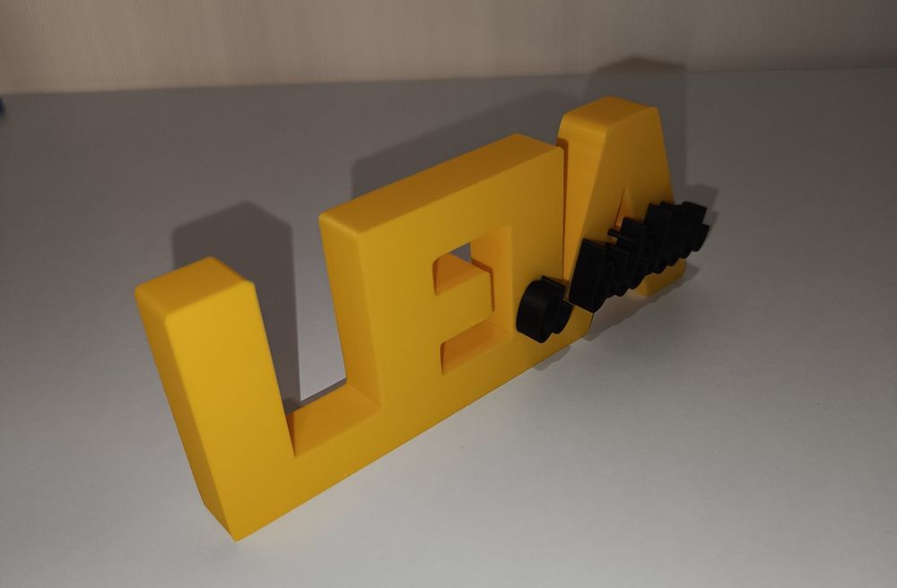 Peça decorativa LEIA A BÍBLIA em impressão 3D