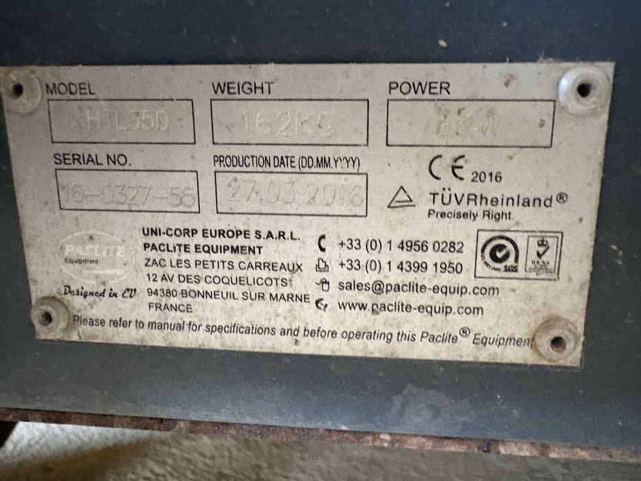Lote de 2 Mini Dumpers Paclite HTL350 4×4
