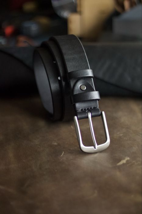 Ремінь шкіряний чоловічий ручної роботи. Подарунок. Ремень мужской