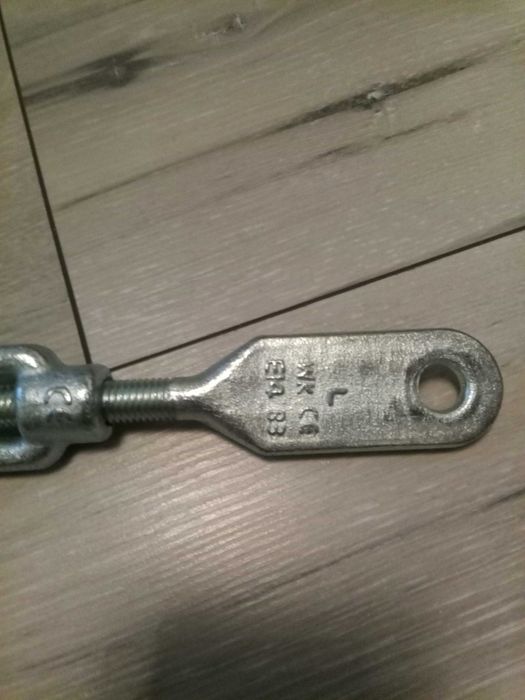 Rzymska kwasoodporna śruba M12 oko-oko.