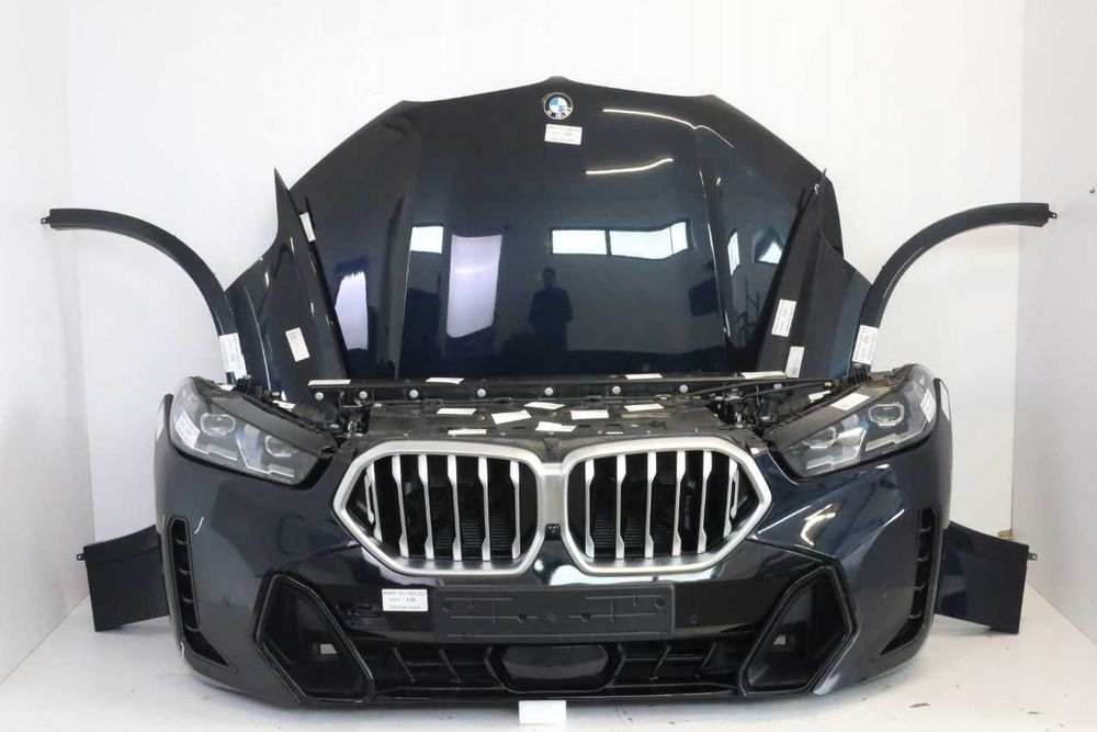 КОМПЛЕКТ кузовних запчастин BMW X6 - Капот + Бампер + Крила + Фари