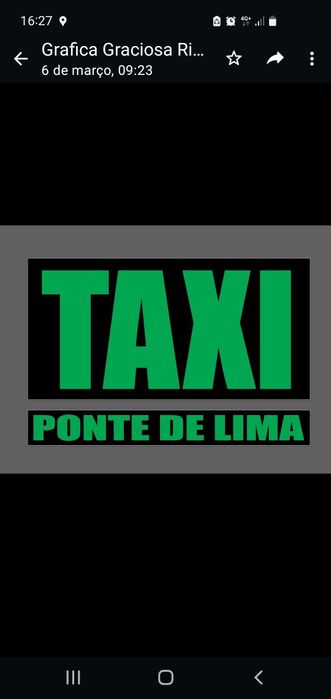 Taxi- Venda / cedência de uma licença em Ponte de Lima - inclui carro