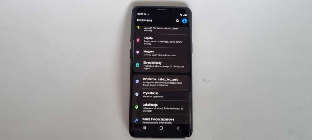 SAMSUNG S9 SM-G960F/DS 64GB/4GB DUAL SIM midnight black etui