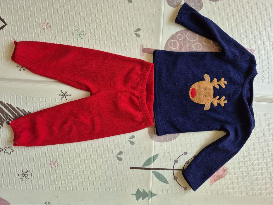 Pijama polar rena 18-24 meses