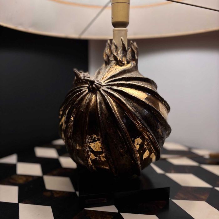 stara lampa stołowa paulo granchi italy design