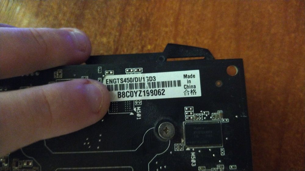 Продаю видео карту  Gt450