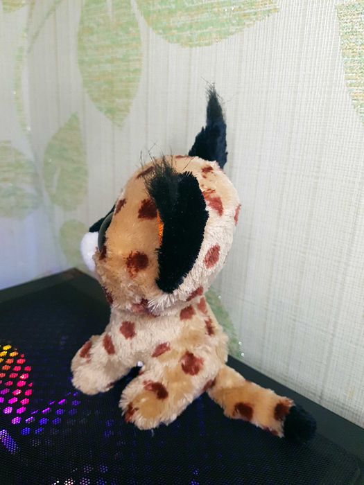 Редкая Ty beanie boos глазастик рысь BUCKWHEAT 15 см 2016 год