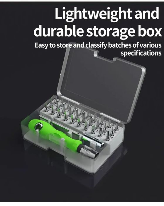 Набор бiт для дрiбного ремонту. Викрутка з насадками.