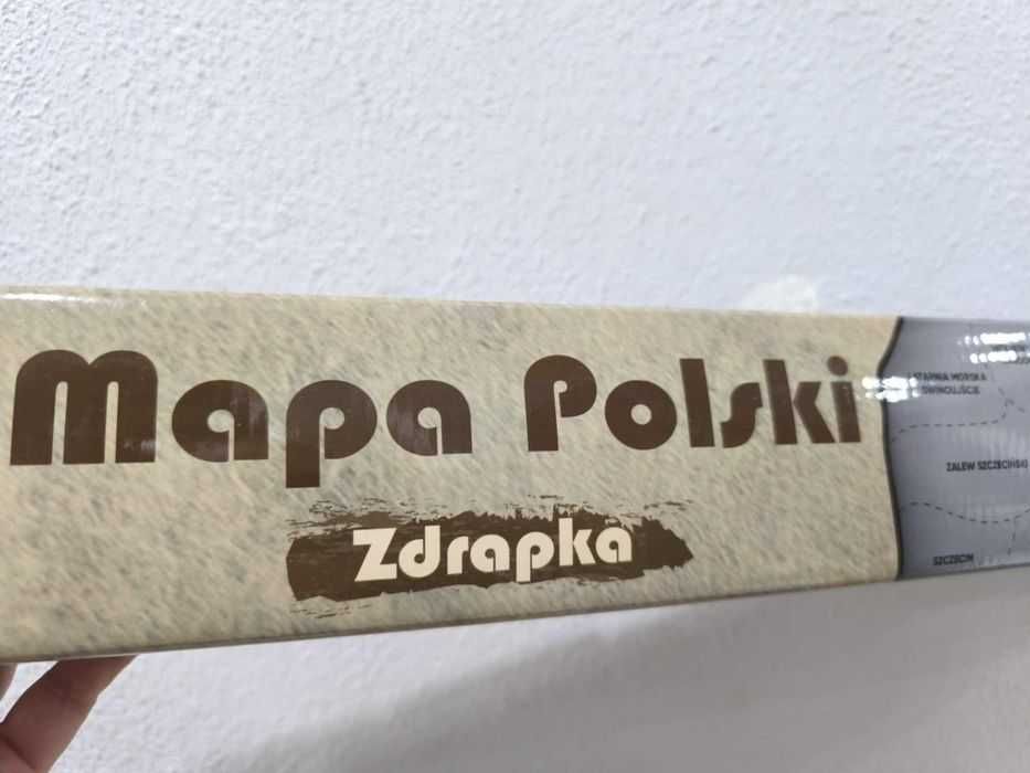 Mapa zdrapka Polski - atrakcje turystyczne Polski NOWA!