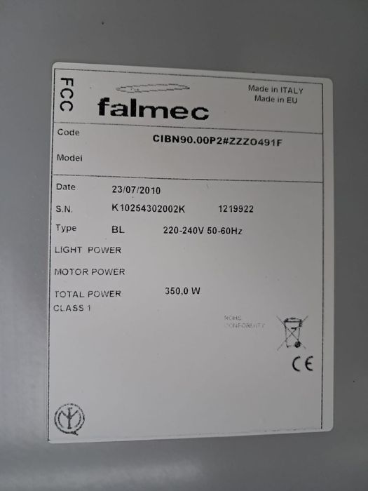 Płyta indukcyjna FABER + okap FALMEC