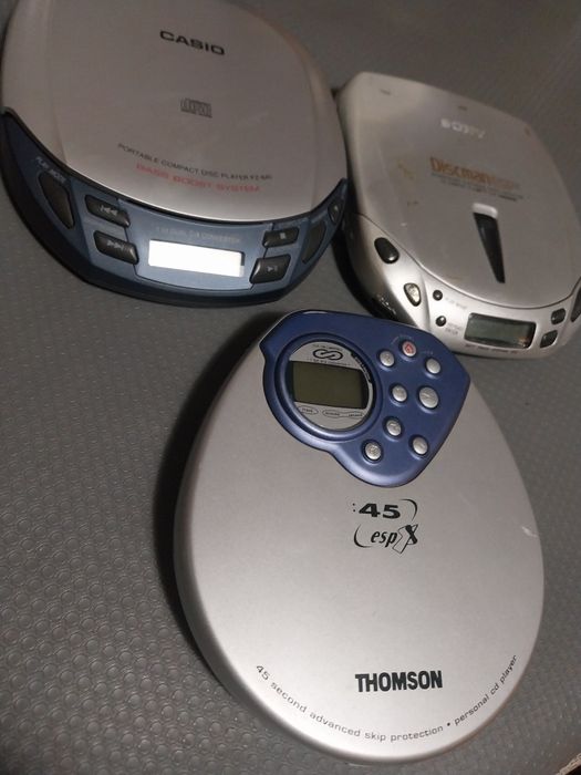 Leitores cd mp3 portatil  pilhas/corrente (vario)s