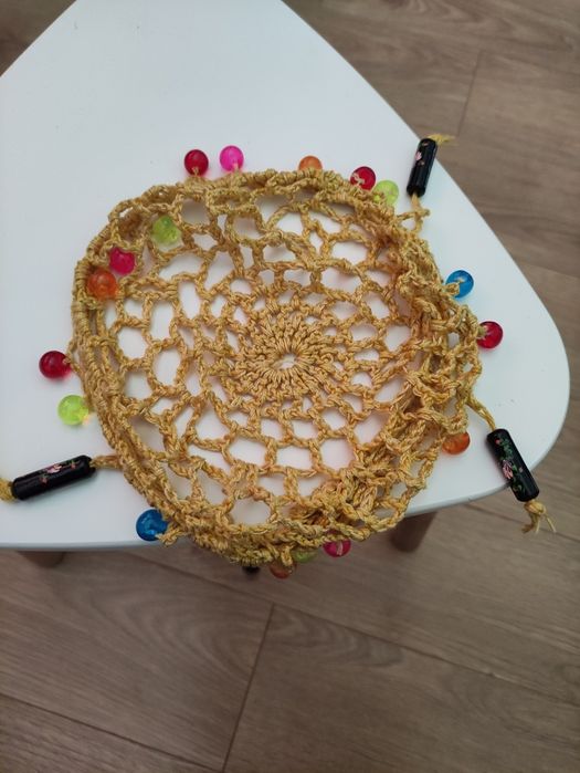 Karnawał, ażurowe nakrycie na głowę boho , sesja zdjęciowa, Halloween,