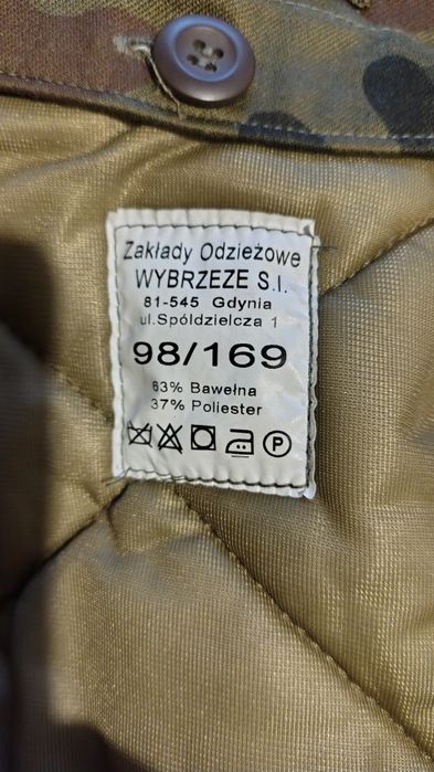 kurtka zimowa wojskowa  z podpinka 130 MON