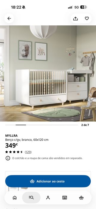 Berço bebé ikea