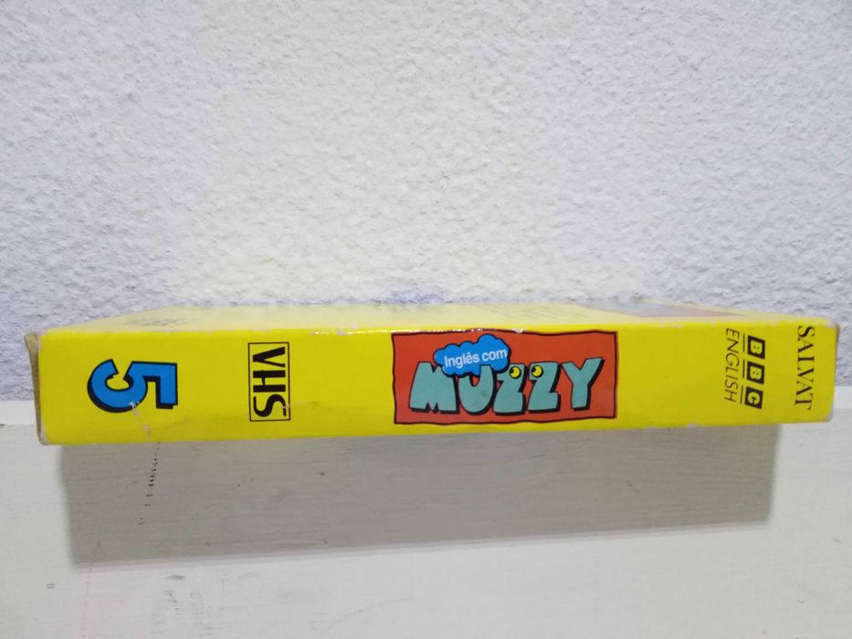 Cassetes VHS Muzzy Vol. 4,5,9,12