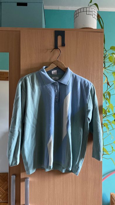 Sweter polo retro vintage retro