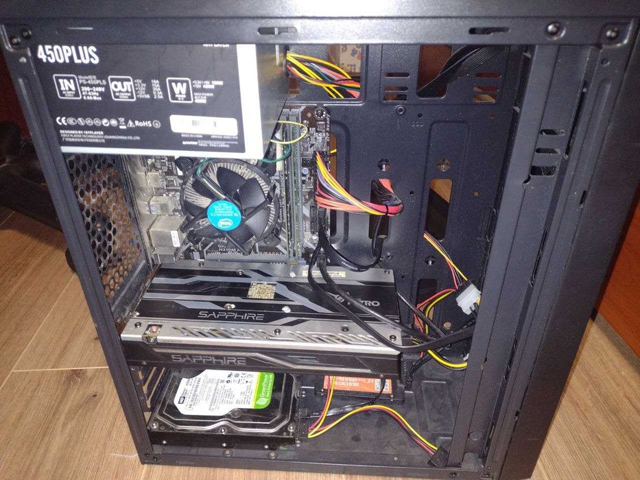 Продам компьютер i3-8100box, rx480 8gb