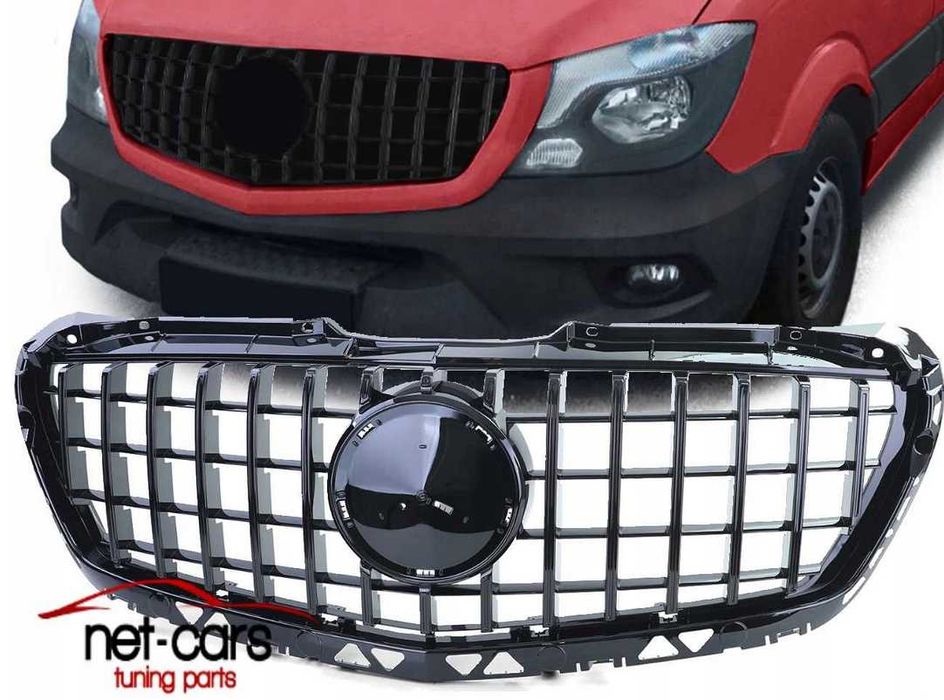 Grill MERCEDES SPRINTER 906 13- Panamericana AMG czarny