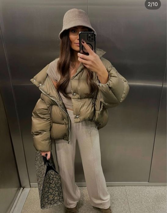 Куртка пуфер Zara