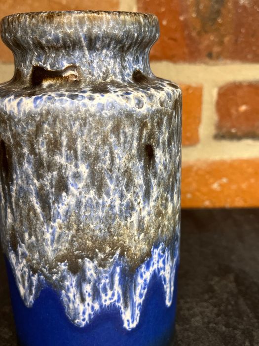 Ceramiczny wazon Scheurich 203-18 Fat Lava West Germany