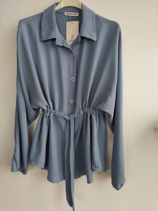 Blusa azul clara - New Collection - Tamanho Único - Nova!