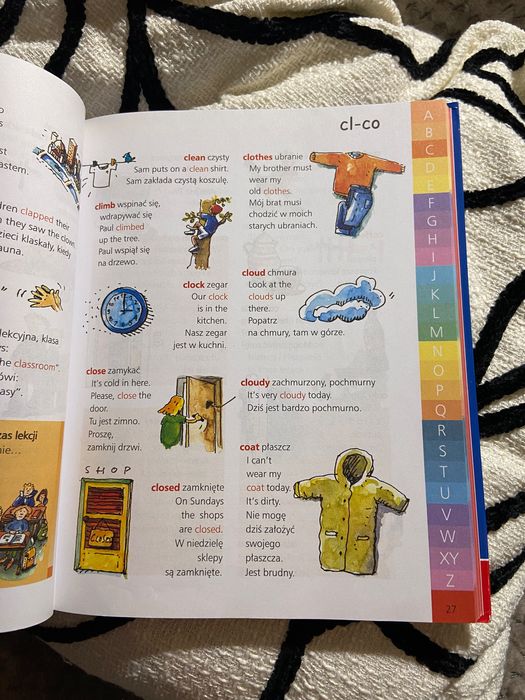 Zestaw do nauki angielskiego dla dzieci. Where’s Wally, słownik, ANG