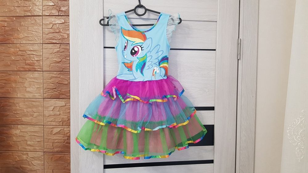 Карнавальное платье плаття сукня карнавальна пони понi Радуга Дэш Dash